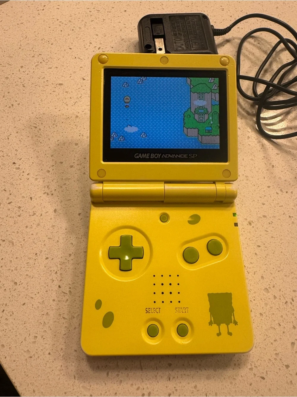 Nintendo SpongeBob Limited-Edition Game Boy Advance SP - Yellow *make an offer*
